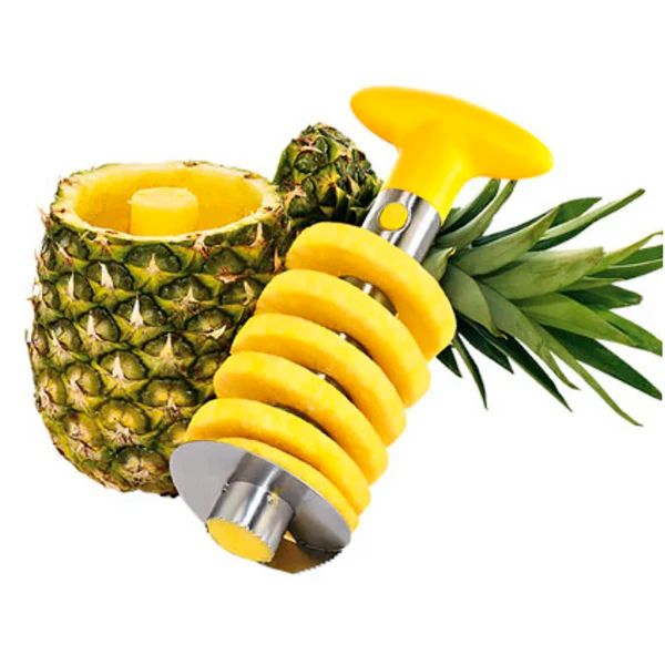 Cortador de piña acero inoxidable - resultado en espiral