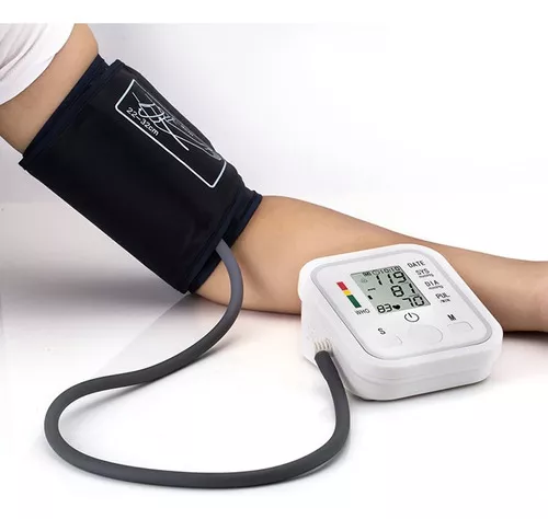 Tensiómetro digital de brazo con brazalete y pantalla LCD