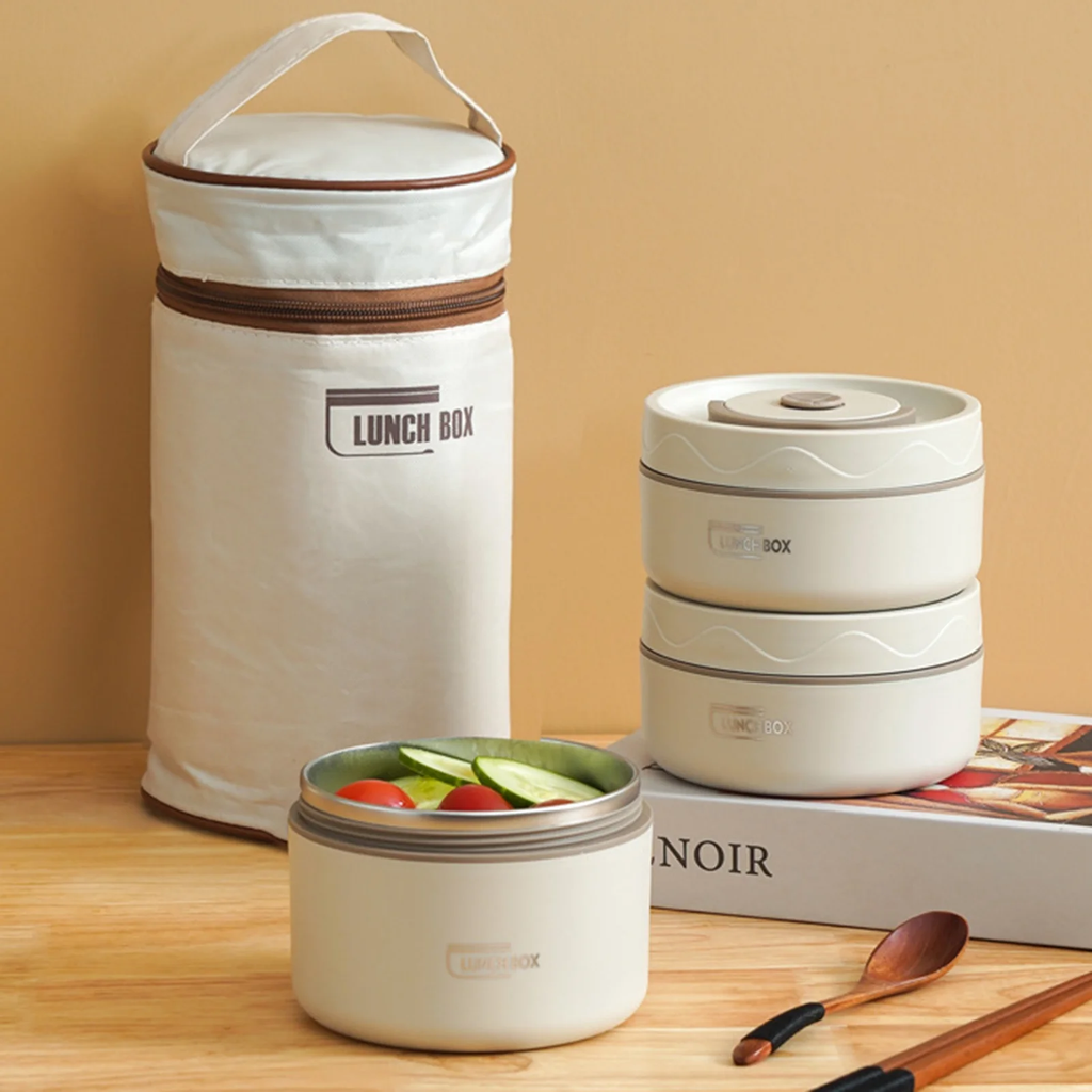 Lunch Box con compartimientos y bolsa térmica
