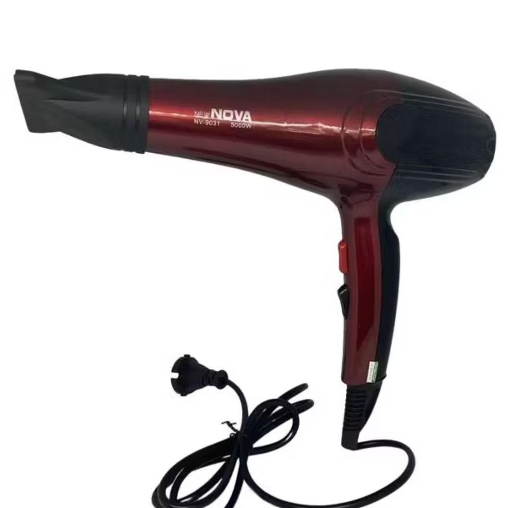 Secador de pelo Nova rojo vista lateral