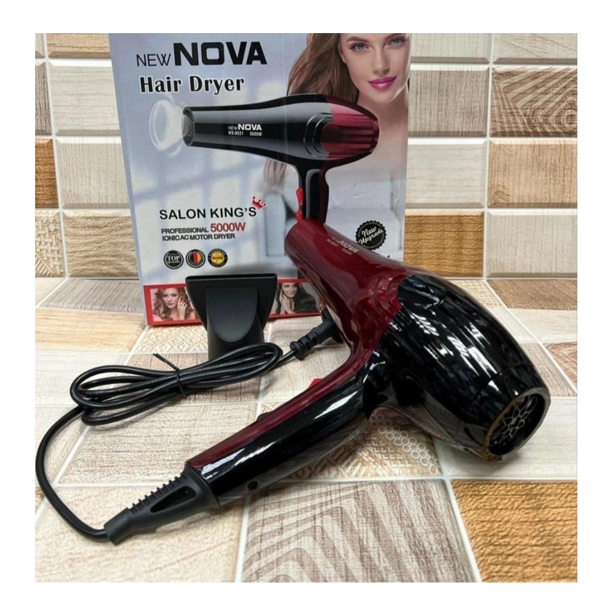 Secador de pelo Nova 5000W con caja