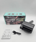 Kit cepillo BBQ eléctrico con cable USB y manual