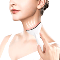 Masajeador facial en cuello