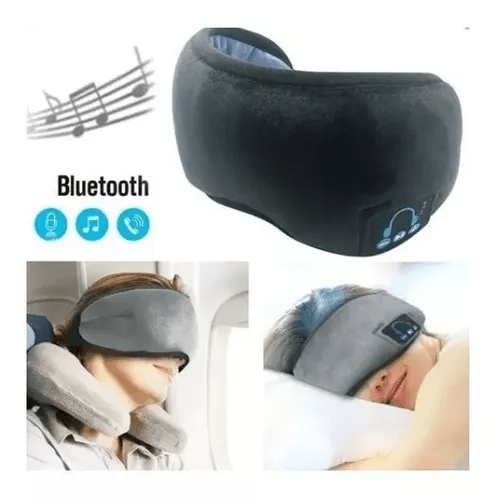 Máscara Bluetooth para dormir en avión y en casa