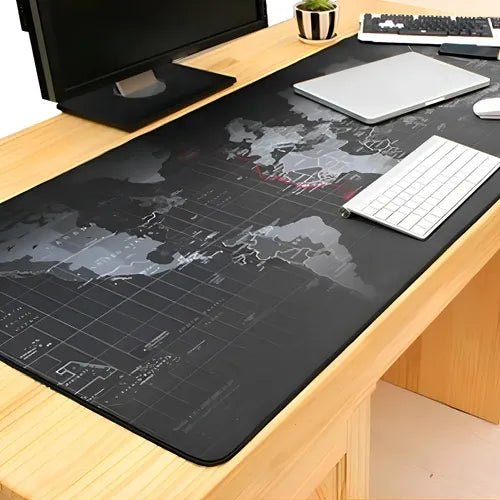 Mousepad Gamer XL Mapa Mundial – Superficie Extendida para Pro Gamers - Tecnología - TAREGALAO