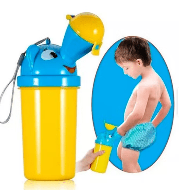 Orinal portátil para niños - uso