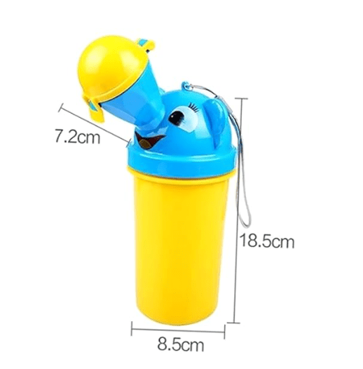 Orinal portátil para niños - dimensiones