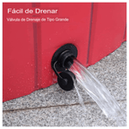 Válvula de drenaje fácil piscina para mascotas