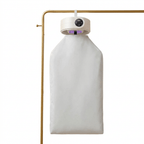 Secador de ropa portátil fondo blanco